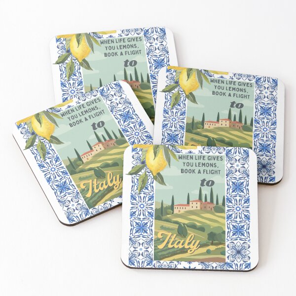 Item preview, When Life Gives You Lemons – Tuscany Travel Vibes designed and sold by MediTerraJoy.