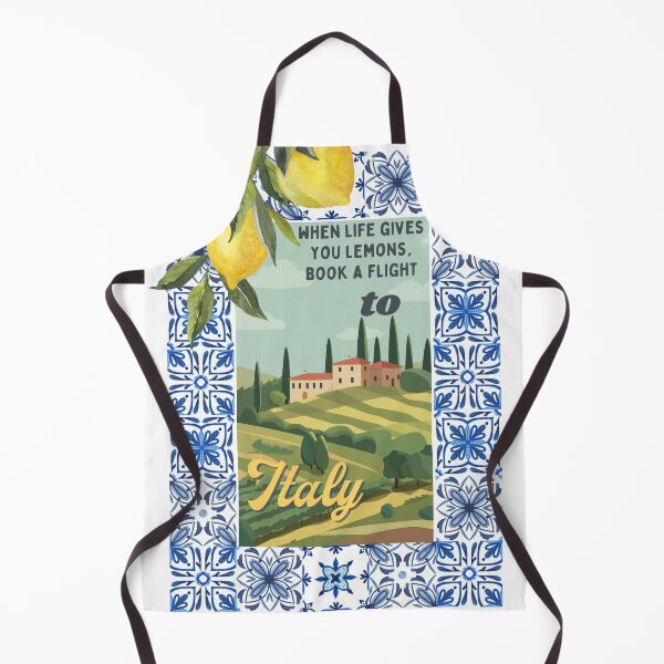 Item preview, When Life Gives You Lemons – Tuscany Travel Vibes designed and sold by MediTerraJoy.