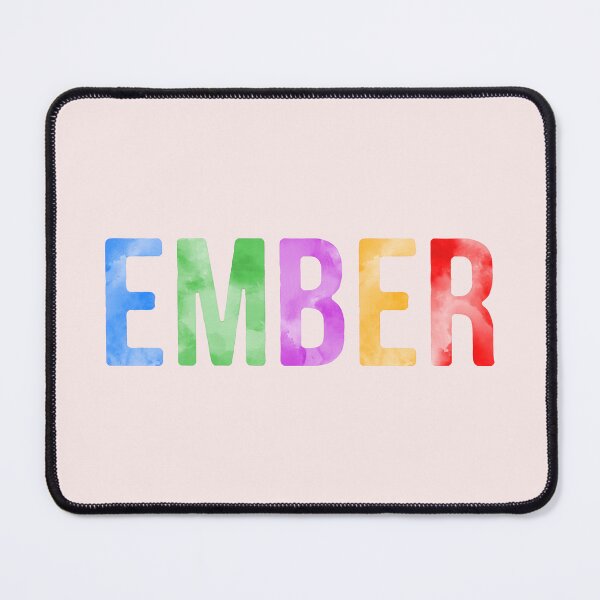 Item preview, Ember Name Bright Colors designed and sold by Jeallan Designs.