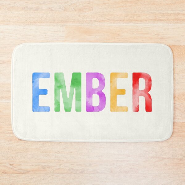 Item preview, Ember Name Bright Colors designed and sold by Jeallan Designs.