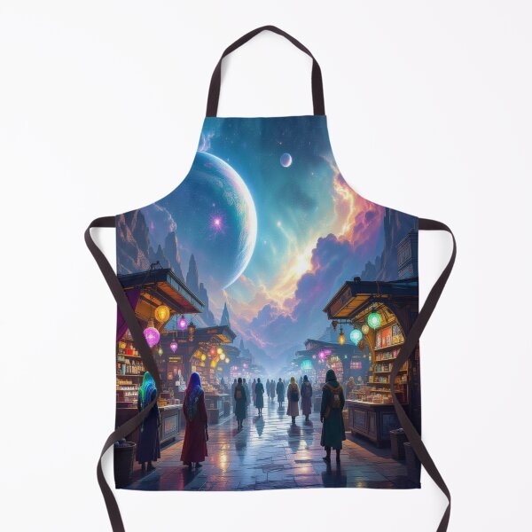 Item preview, Galactic Bazaar Glow – A cosmic market full of color, light & interstellar magic designed and sold by FotoworldEdel.