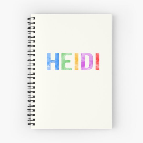 Item preview, Heidi Name Bright Colors designed and sold by Jeallan Designs.