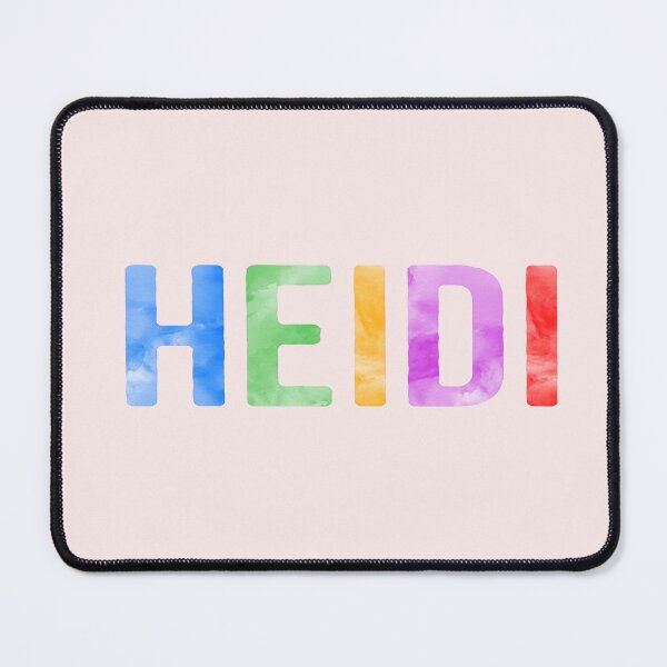 Item preview, Heidi Name Bright Colors designed and sold by Jeallan Designs.