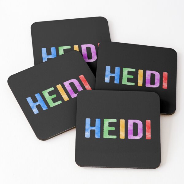 Item preview, Heidi Name Bright Colors designed and sold by Jeallan Designs.