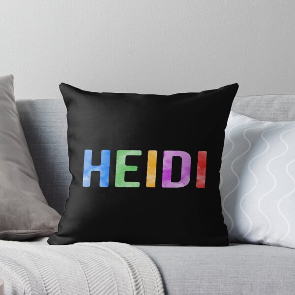 Item preview, Heidi Name Bright Colors designed and sold by Jeallan Designs.