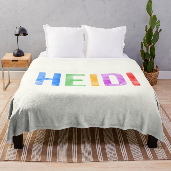 Item preview, Heidi Name Bright Colors designed and sold by Jeallan Designs.