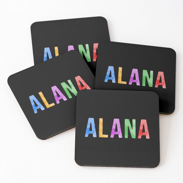 Item preview, Alana Name Bright Colors designed and sold by Jeallan Designs.