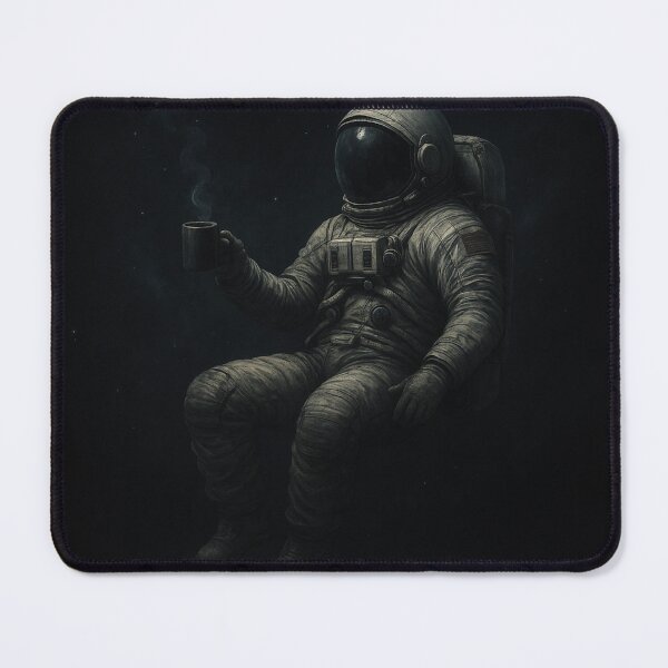 Item preview, Cosmic Coffee Break – Astronaut in Space Design designed and sold by DMSdesigns1.