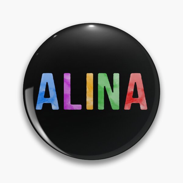 Item preview, Alina Name Bright Colors designed and sold by Jeallan Designs.