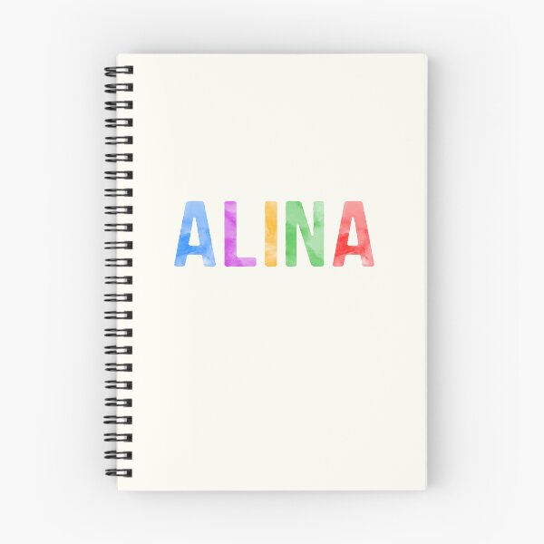 Item preview, Alina Name Bright Colors designed and sold by Jeallan Designs.