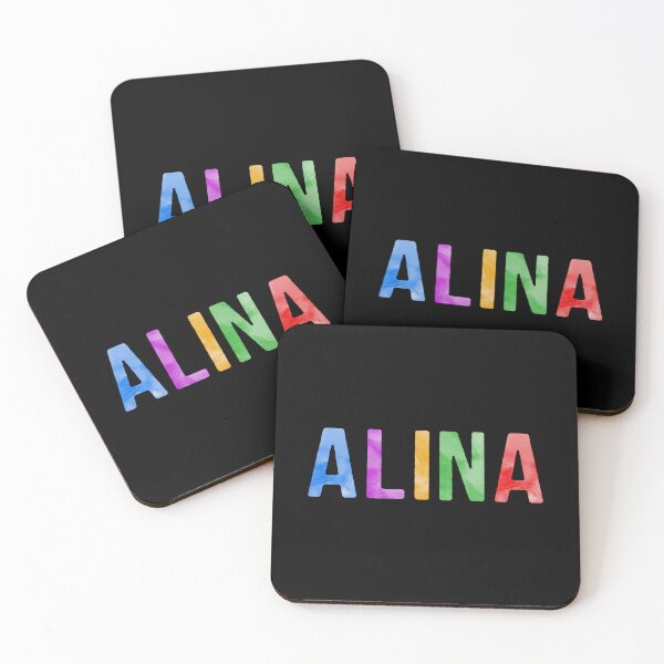 Item preview, Alina Name Bright Colors designed and sold by Jeallan Designs.