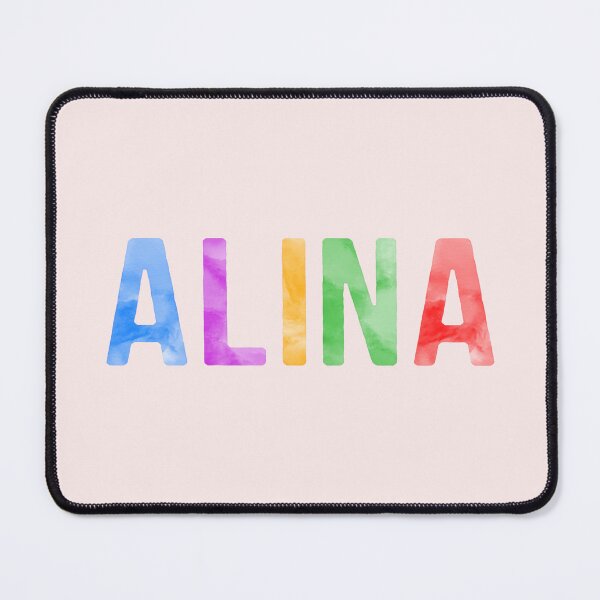 Item preview, Alina Name Bright Colors designed and sold by Jeallan Designs.
