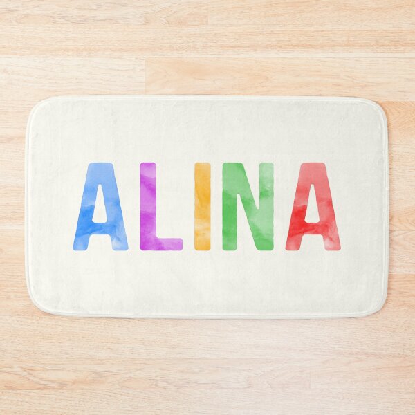 Item preview, Alina Name Bright Colors designed and sold by Jeallan Designs.