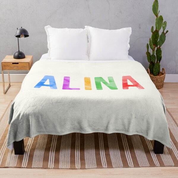 Item preview, Alina Name Bright Colors designed and sold by Jeallan Designs.