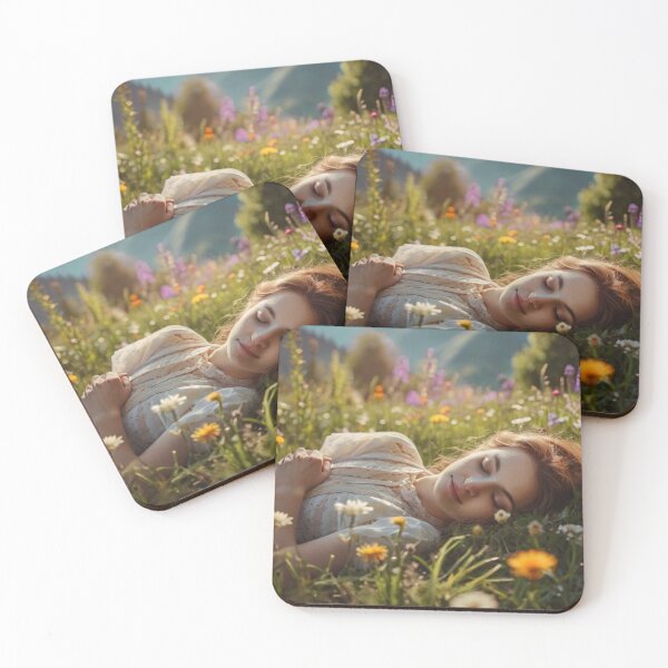 Item preview, Victorian Woman Resting in Nature’s Bloom designed and sold by BlareBlare.
