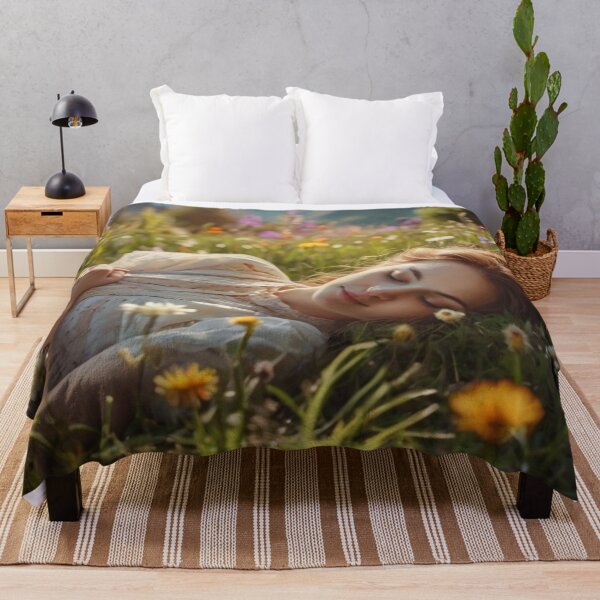 Item preview, Victorian Woman Resting in Nature’s Bloom designed and sold by BlareBlare.