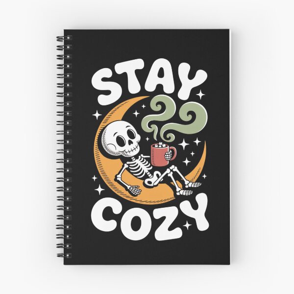 Item preview, Stay Cozy Skeleton – Halloween Moon & Mug Design designed and sold by teevoxx.