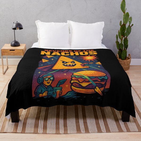Item preview, Revenge of the Nachos – Space Snack Attack Parody designed and sold by WittyLabs.