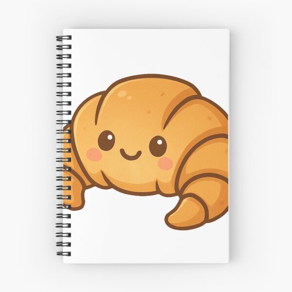 Item preview, Cute Smiling Kawaii Croissant Cartoon Pastry Illustration Adorable Bakery Bread Breakfast Food Sweet Snack Character designed and sold by Mimoshi ⭐⭐⭐⭐⭐.
