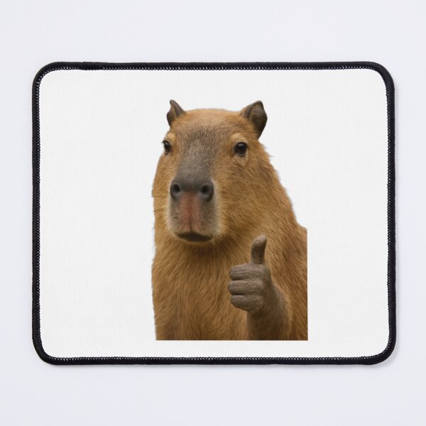 Item preview, Everything is good capybara funny weird prank meme cute happy christmas birthday gift designed and sold by CheeseBlueprint.