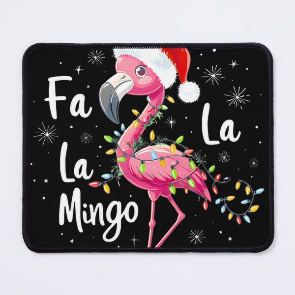 Item preview, Fa La La Mingo Flamingo Christmas Holiday Lights Tropical Fun designed and sold by ChristelCondie1.