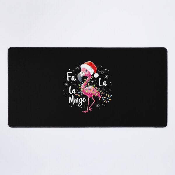 Item preview, Fa La La Mingo Flamingo Christmas Holiday Lights Tropical Fun designed and sold by ChristelCondie1.
