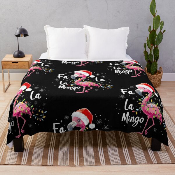 Item preview, Fa La La Mingo Flamingo Christmas Holiday Lights Tropical Fun designed and sold by ChristelCondie1.