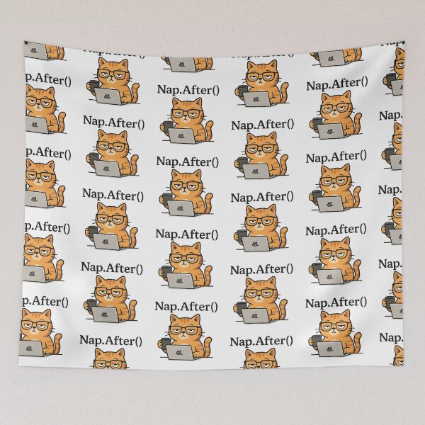 Item preview, Cat Programmer - Nap.After() designed and sold by taste-with-it.