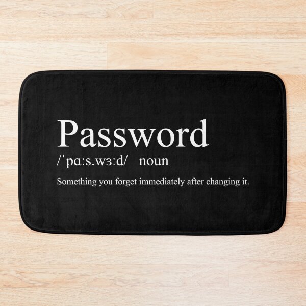 Item preview, Password /ˈpɑːs.wɜːd/ designed and sold by CurlyDude.