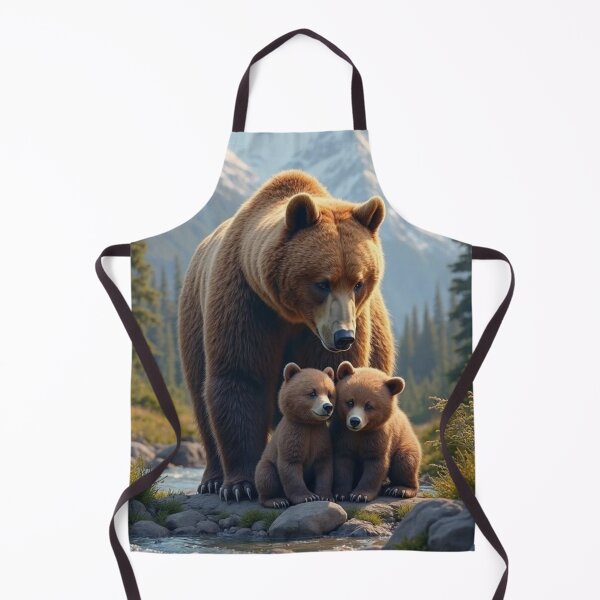 Item preview, Alaskan Bear Family in the Wild designed and sold by IVSapparel.