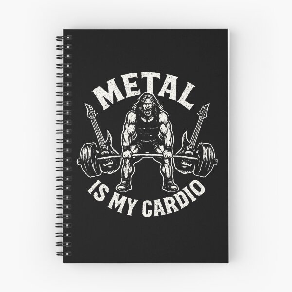 Item preview, Metalhead Slogan Metal Is My Cardio designed and sold by Krossgor.