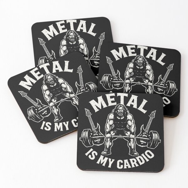 Item preview, Metalhead Slogan Metal Is My Cardio designed and sold by Krossgor.