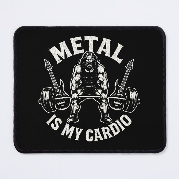 Item preview, Metalhead Slogan Metal Is My Cardio designed and sold by Krossgor.