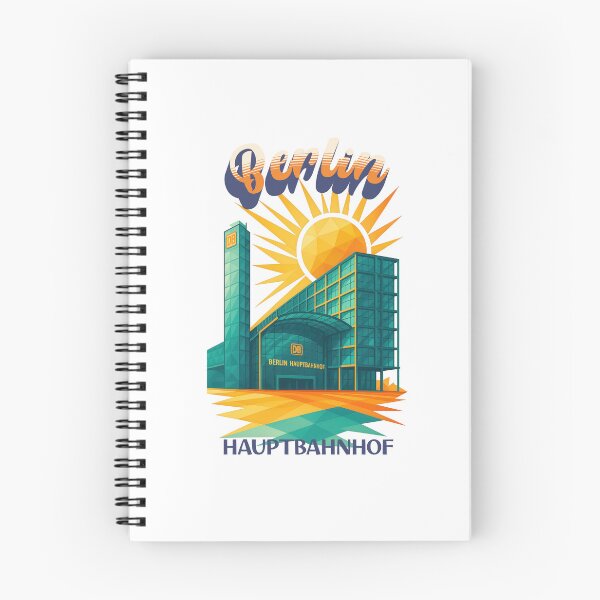 Item preview, BERLIN Hauptbahnhof- Urban Retro Dreams designed and sold by Earth Celebration Designs.
