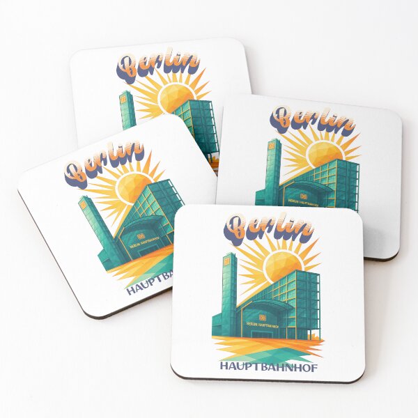 Item preview, BERLIN Hauptbahnhof- Urban Retro Dreams designed and sold by Earth Celebration Designs.