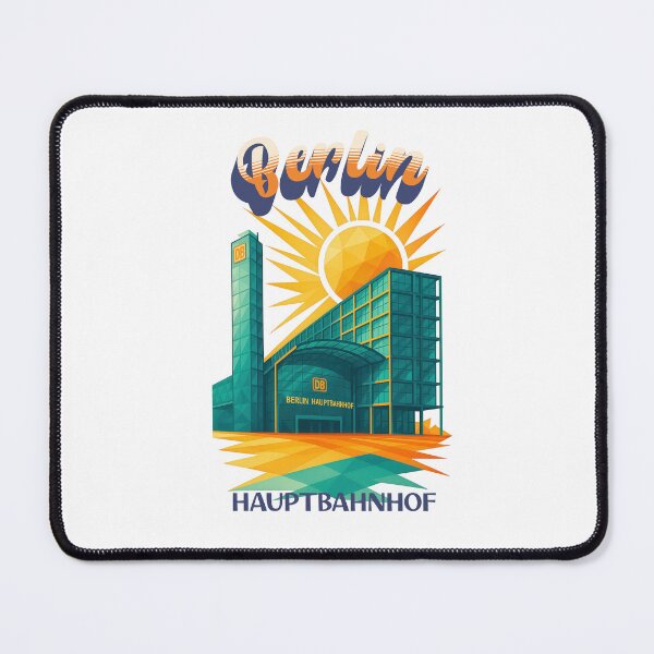 Item preview, BERLIN Hauptbahnhof- Urban Retro Dreams designed and sold by Earth Celebration Designs.