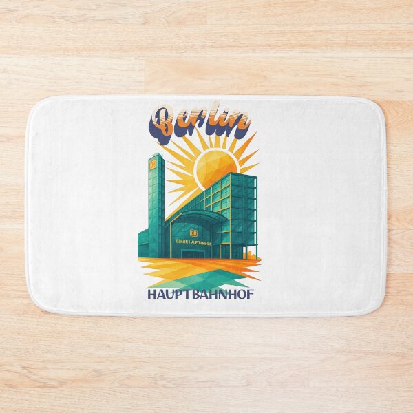 Item preview, BERLIN Hauptbahnhof- Urban Retro Dreams designed and sold by Earth Celebration Designs.