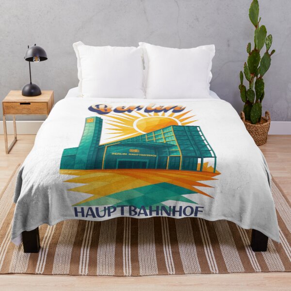 Item preview, BERLIN Hauptbahnhof- Urban Retro Dreams designed and sold by Earth Celebration Designs.