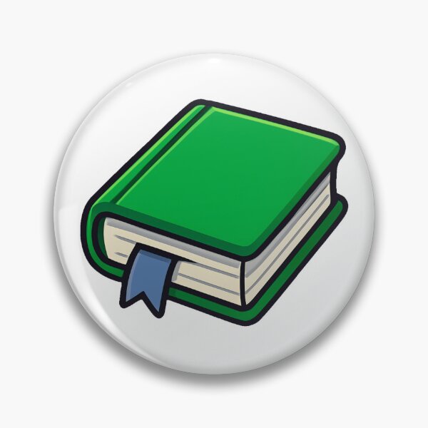 Item preview, Green Cartoon Book with Blue Bookmark Cute Education Knowledge School Study Reading Learning Symbol Flat Design designed and sold by Mimoshi ⭐⭐⭐⭐⭐.