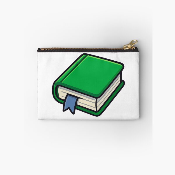 Item preview, Green Cartoon Book with Blue Bookmark Cute Education Knowledge School Study Reading Learning Symbol Flat Design designed and sold by Mimoshi ⭐⭐⭐⭐⭐.