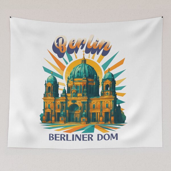 Item preview, BERLIN CATHEDRAL - Urban Retro Dreams designed and sold by Earth Celebration Designs.