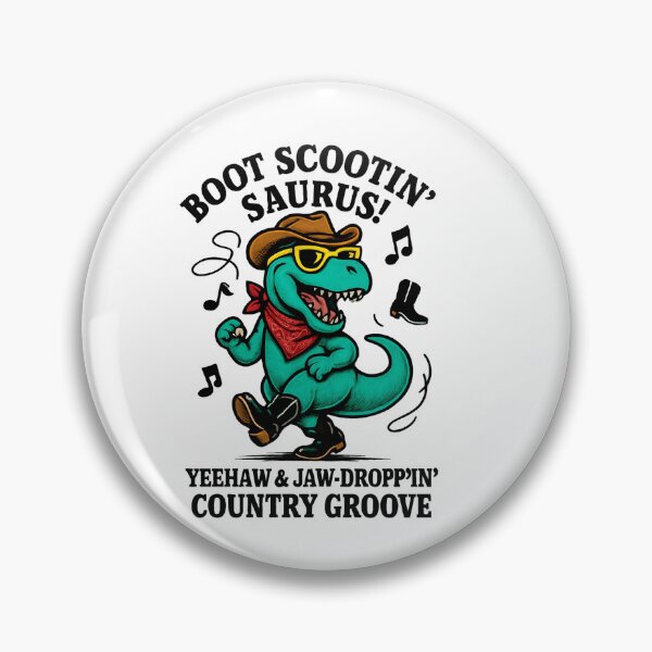 Item preview,  Boot Scootin’ Saurus! designed and sold by Diesel Drinking Dinosaurs.