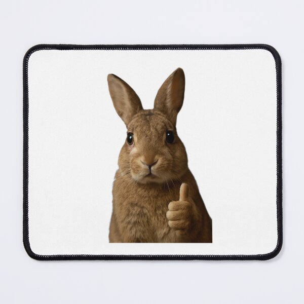 Item preview, Everything is good rabbit funny weird prank meme cute happy christmas birthday gift designed and sold by CheeseBlueprint.