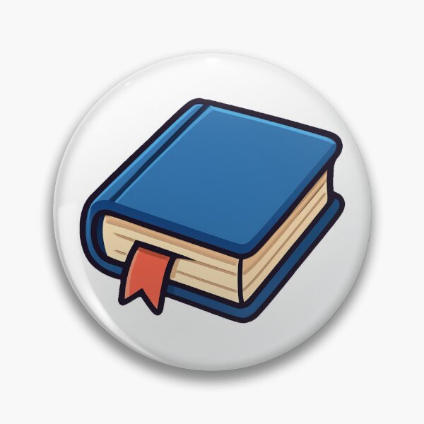 Item preview, Blue Cartoon Book with Red Bookmark Cute Education Knowledge Study School Reading Learning Symbol Flat Design designed and sold by Mimoshi ⭐⭐⭐⭐⭐.