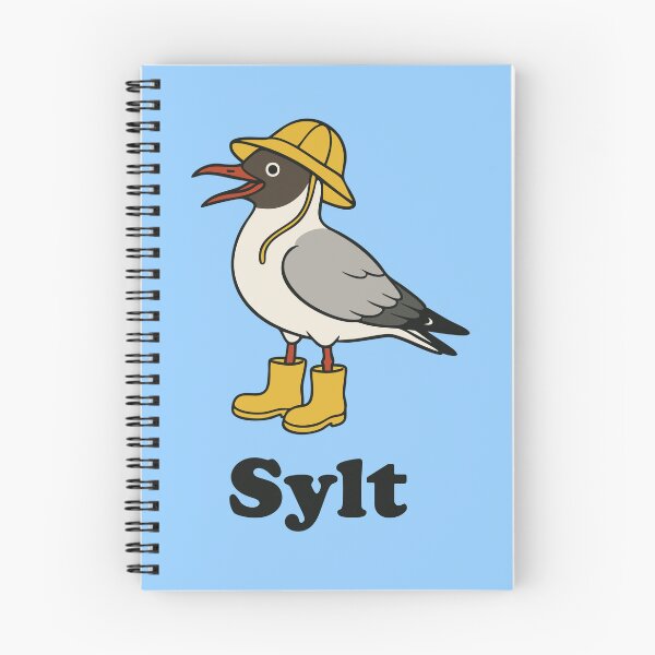 Item preview, Sylt Black-headed Gull in Rain Outfit – Funny Island Design designed and sold by Print-Zoo.