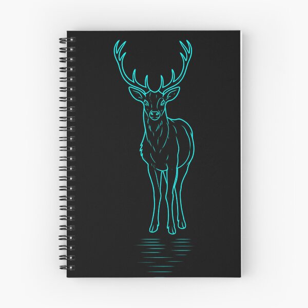 Item preview, Neon Glowing Stag with Antlers designed and sold by haitrieuic96.