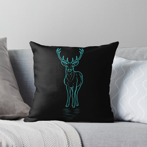 Item preview, Neon Glowing Stag with Antlers designed and sold by haitrieuic96.