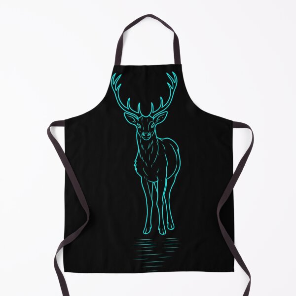 Item preview, Neon Glowing Stag with Antlers designed and sold by haitrieuic96.