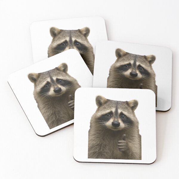 Item preview, Everything is good raccoon funny weird prank meme cute happy christmas birthday gift  designed and sold by CheeseBlueprint.