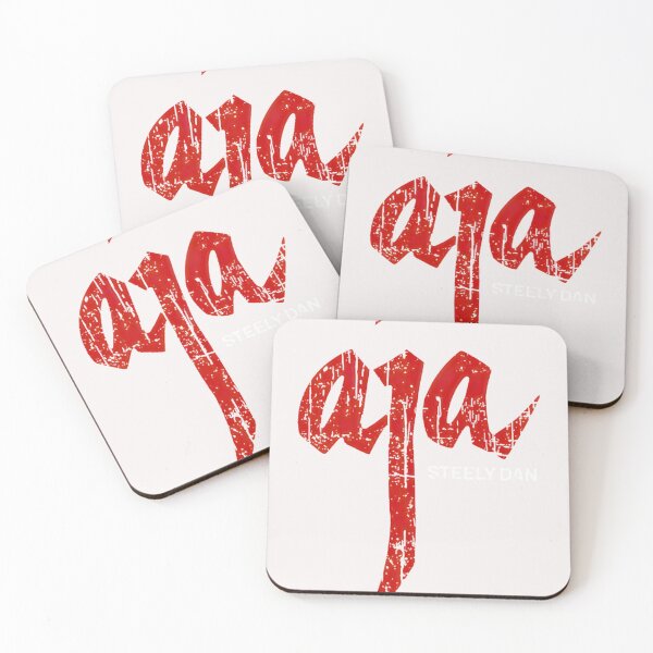 Artikelvorschau, Ikonischer Aja Distressed Text - Vintage Musikfan-Design entworfen und verkauft von CullenMcgarry3.
